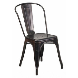 Flash Furniture Antique Metal Chair CH-31230-BQ-GG