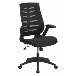 Flash Furniture Black High Back Exec Chair BL-ZP-809-BK-GG