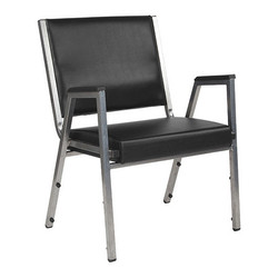 Flash Furniture Big and Tall Stack Chair XU-DG-60443-670-1-BK-VY-GG
