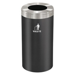 Glaro Recycling Container,Black,23 gal. W-1542BK-SA-W