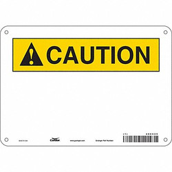 Condor Safety Sign,7 inx10 in,Polyethylene 486V25