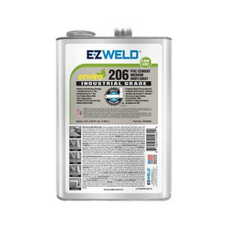 Ez Weld Pipe Cement,1 gal,Gray  EZ30605N