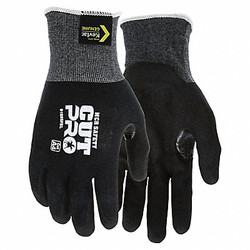 Mcr Safety Coated Gloves,Finished,Knit,L/9,PR 9188SFBL