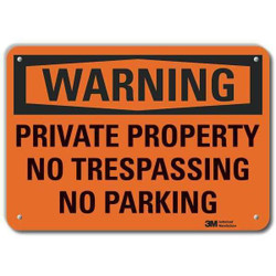 Lyle Security Sign,10 inx14 in,Aluminum U6-1205-NA_14x10