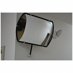 Fred Silver Convex Security Mirror  PLXR-2436-DT