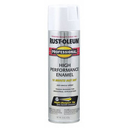 Rust-Oleum Rust Preventative Spray Paint,White 7590838