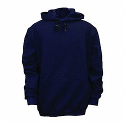 National Safety Apparel FR Hooded Sweatshirt, Navy, M C21WT03MD