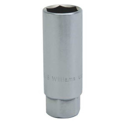 Williams Deep Socket,3/8" D,6Pt,5/8" 31301