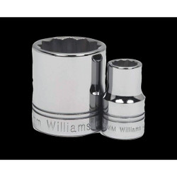 Williams Standard Socket,1/2" D,12Pt,19mm STM-1219