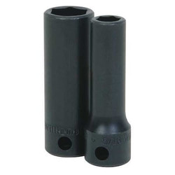 Williams Deep Impact Socket,3/8" D,6Pt 9mm 12M-609