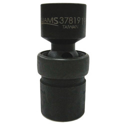 Williams Universal Impact Socket,1/2" D,6Pt,19mm 37819
