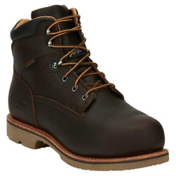 Chippewa 6-Inch Work Boot,D,11 1/2,Brown 72301 11.5 D