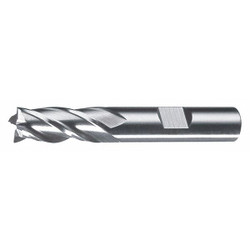 Cleveland Sq. End Mill,Single End,HSS,13.00mm  C75101