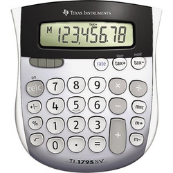 Texas Instruments Calculator,Dsply,Slr,Supervw,8Dgt 1 Ea TI1795SV