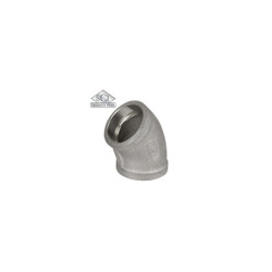 Smith-Cooper Socket Weld 45 ELL,150lb,316,2" 4381049650