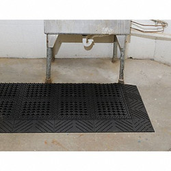 Notrax Drainage Mat,Black,3 ft.x8 ft. 620S3696BL