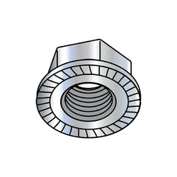 Sim Supply Flange Nuts,1/2-13 SERR. HEx FLA,PK250 50NR