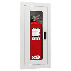 Oval Fire Extinguisher Cabinet,31.125" O.H  CRST-010100