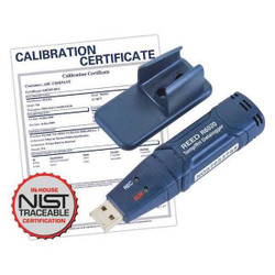 Reed Instruments USB Data Logger,Temp/Humi,Nist Cert R6020-NIST