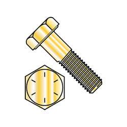 Sim Supply Bulk Hex Head Cap Screws,1-8X5 CO,PK 25 10080CH8O