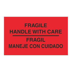 Tape Logic Bilingual Label,Fragile,3x5" DL3011