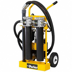 Parker Hydraulic Oil Filter Cart,1 HP,115V AC  10PFCC220Q10QBVPI1