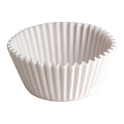 Hoffmaster Fluted Bake Cup,4-3/4",White,PK500 610040