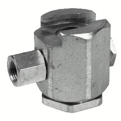 Button Head Coupler, Female/Female, 1/8 in, Giant pull-on type