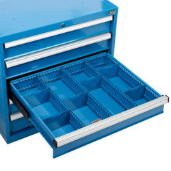 Divider Kit for 6""H Drawer of Global Industrial Modular Drawer Cabinet 30""W x