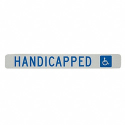 Lyle ADA Handicapped Parking Sign,2-1/2"x20" CS-001-20HA