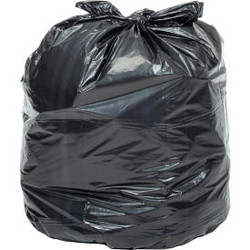 Global Industrial Heavy Duty Black Trash Bags - 55 to 60 Gal 1.0 Mil 100 Bags/Ca