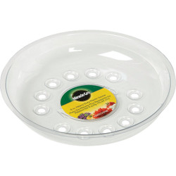 Miracle-Gro 6 In. Heavy Duty Clear Plastic Saucer SMGCVSH06