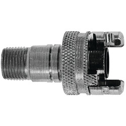 Dual Lock Quick Acting Couplings, 1/2 in x 3/4 in (NPT), Male Coupling