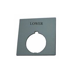 Eaton Legend Plate,Square,Lower,Black HT8SP23