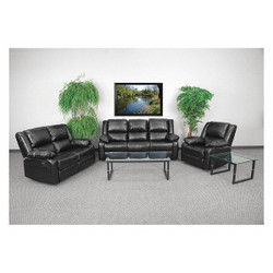 Flash Furniture Black Leather Recliner Set BT-70597-RLS-SET-GG