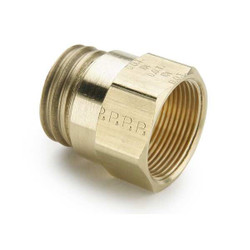 Parker Compression Nut,1-1/4",Brass 61RBSG-8