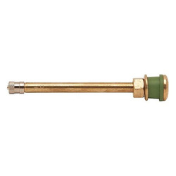 Haltec Tire Valve,Stdrd Bore,4-3/8in,Brass,PK10 TV-573-HT