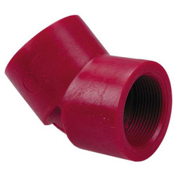 Sim Supply Elbow, 45 Degrees, 3/4 in Pipe Size,FNPT  650633 3/4