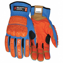 Mcr Safety Impact Resistant Glove,XL,Full Finger,PR FF2930XL