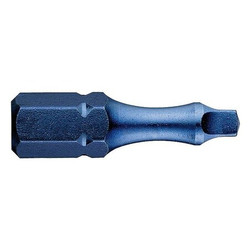 Westward Torsion Bit,1/4",Square Recess,#3,1",PK5 40L584