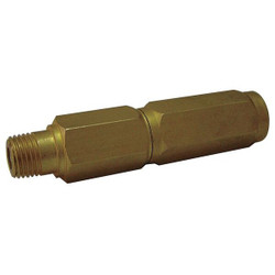 Sim Supply Snubber,Piston,1/4 In NPT,3000 psi,Brass  5TUL6