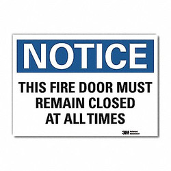 Lyle Notice Sign,5inx7in,Reflective Sheeting U5-1557-RD_7X5