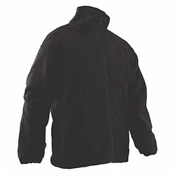 Tru-Spec Polar Fleece Jacket,3XL,Regular,Black 2434