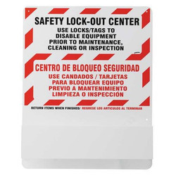 Brady Lockout Board,30 In H  3013