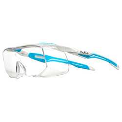 Bolle Safety Safety Glasses,L,Blue,White,Clear TRYON OTG