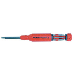 Megapro Multi-Bit Screwdriver, NumBits 7 151TP2-B