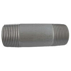 Manufacturer Varies Nipple,2",Thrd Both Ends,2-1/2",304 E4BNI02
