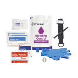 First Aid Only Bleeding Control Kit,12pcs,5.5"W,9.5"H 91166