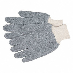 Mcr Safety Knit Gloves,L,Gray,PK12 9423KM