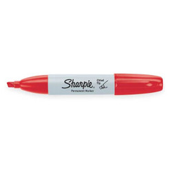 Sharpie Permanent Marker,Red,Capped,PK12 38202